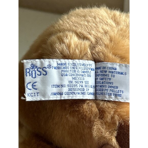 Charmin Russ Tan Plush Bear Stuffed Animal 7” Soft Collectible Toy - Picture 4 of 7